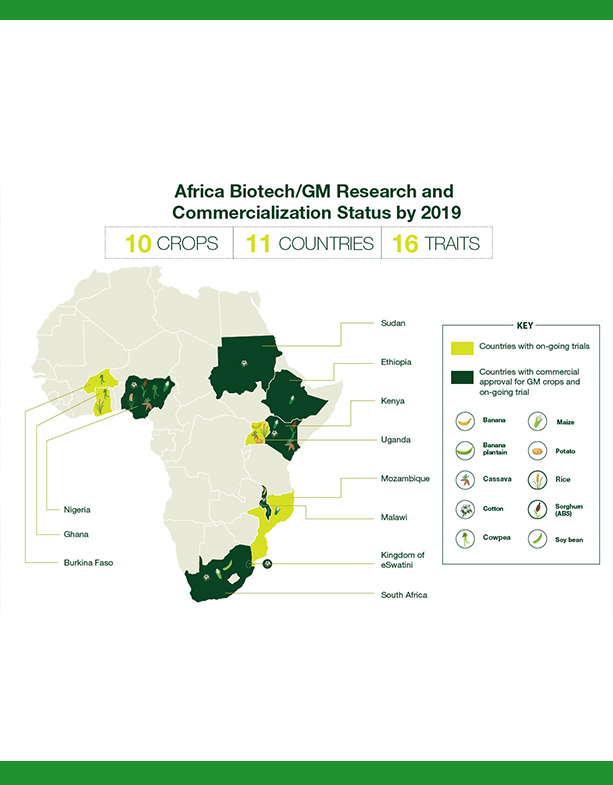 Africa Biotech Research and Commercialization Status by 2019