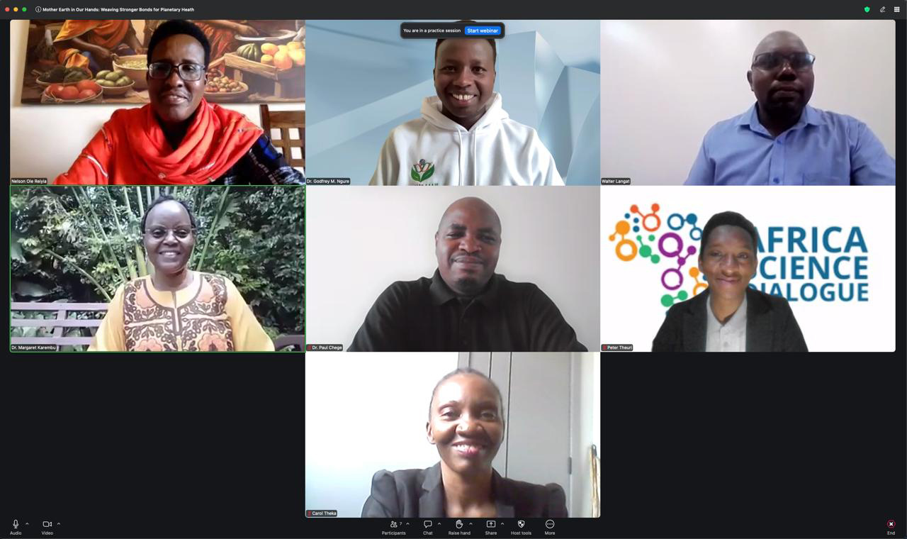 Panelists group photo during a webinar on weaving stronger bonds for Planetary Health on April 22nd, the Earth Day